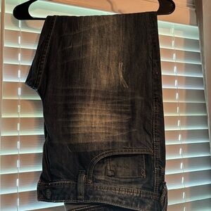 Buffalo David Bitton Blue Straight Jeans Classic Denim